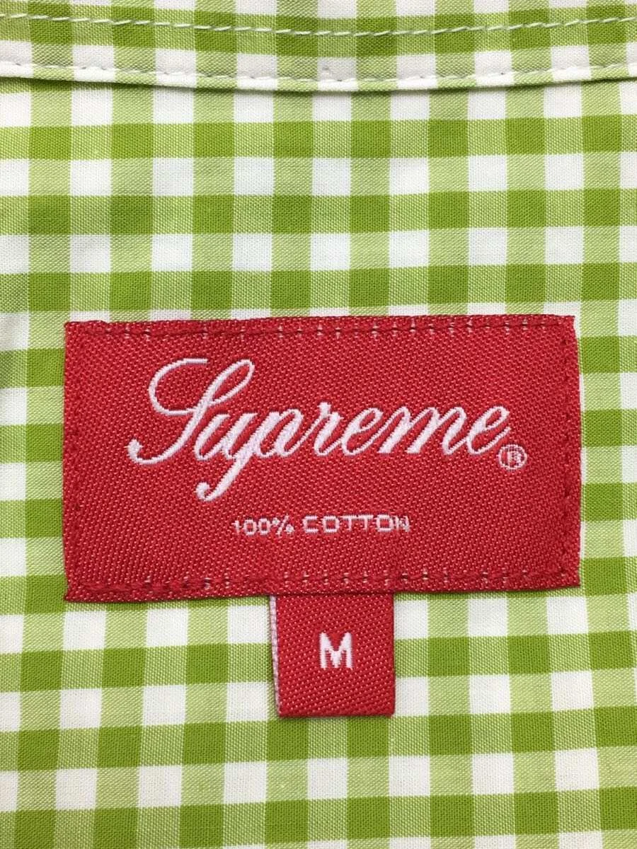 Supreme 21Ss/Week14/Gingham S/S Shirt/Short Sleeve Shirt/M/Cotton