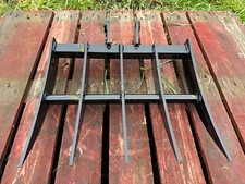 Mini Digger Rake 485mm/ 25mm Pins Micro Excavator JCB Chinese Kubota Yanmar