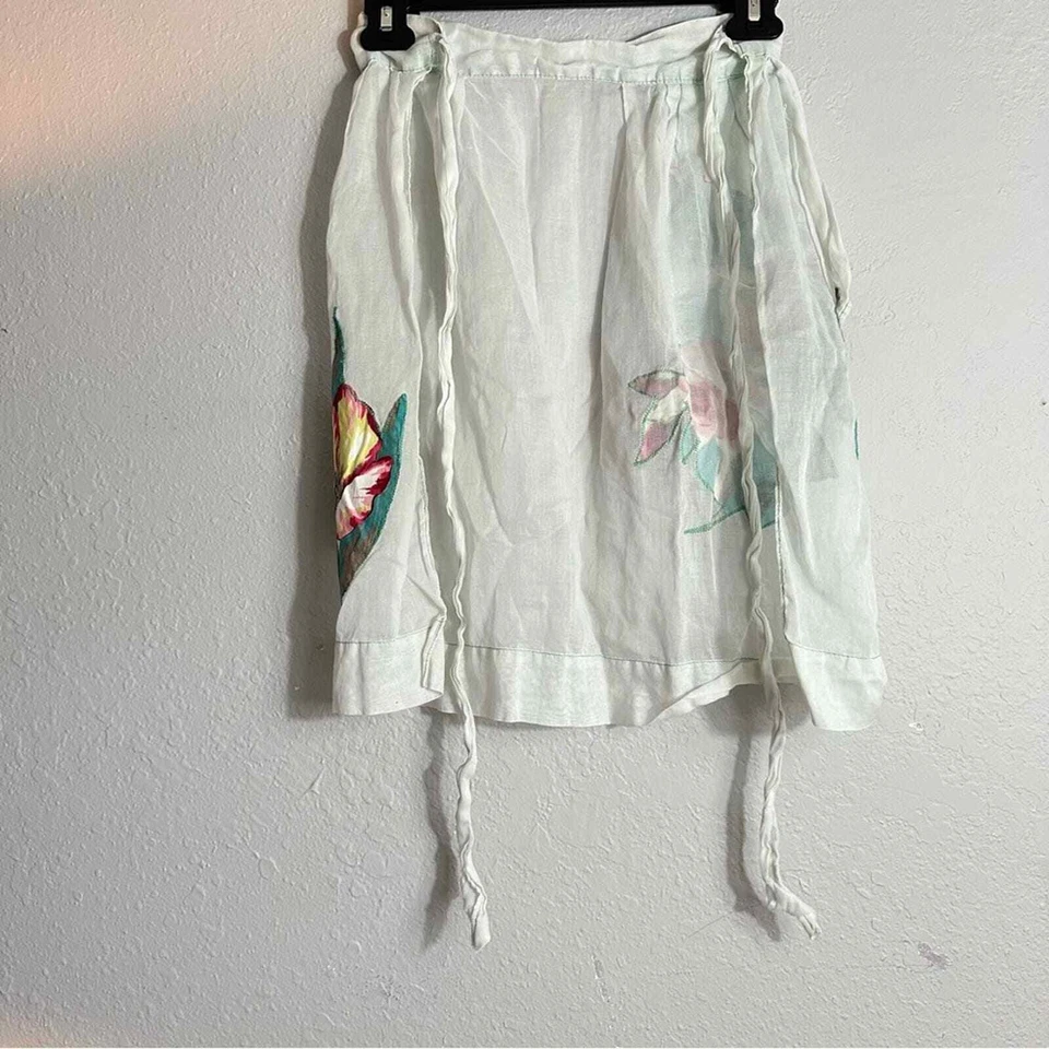 Vintage 50s Apron Skirt, Cottagecore, Coastal Grandma, OSFM - Image 3 of 4