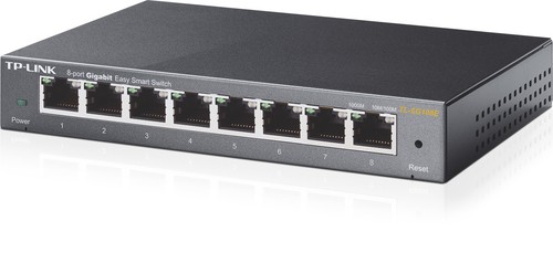 TP-Link TL-SG108E 8-Port Gigabit Easy Smart Configuration Desktop Metal Switch - Picture 3 of 4