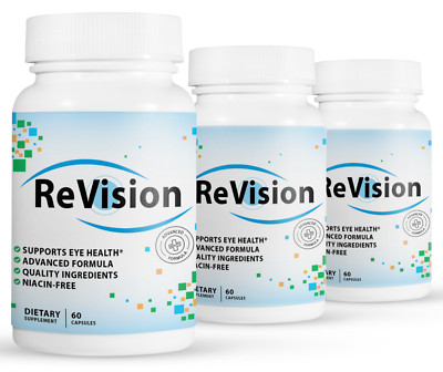 3 Pack ReVision, apoyo a la salud de los ojos-60 Capsulas x3