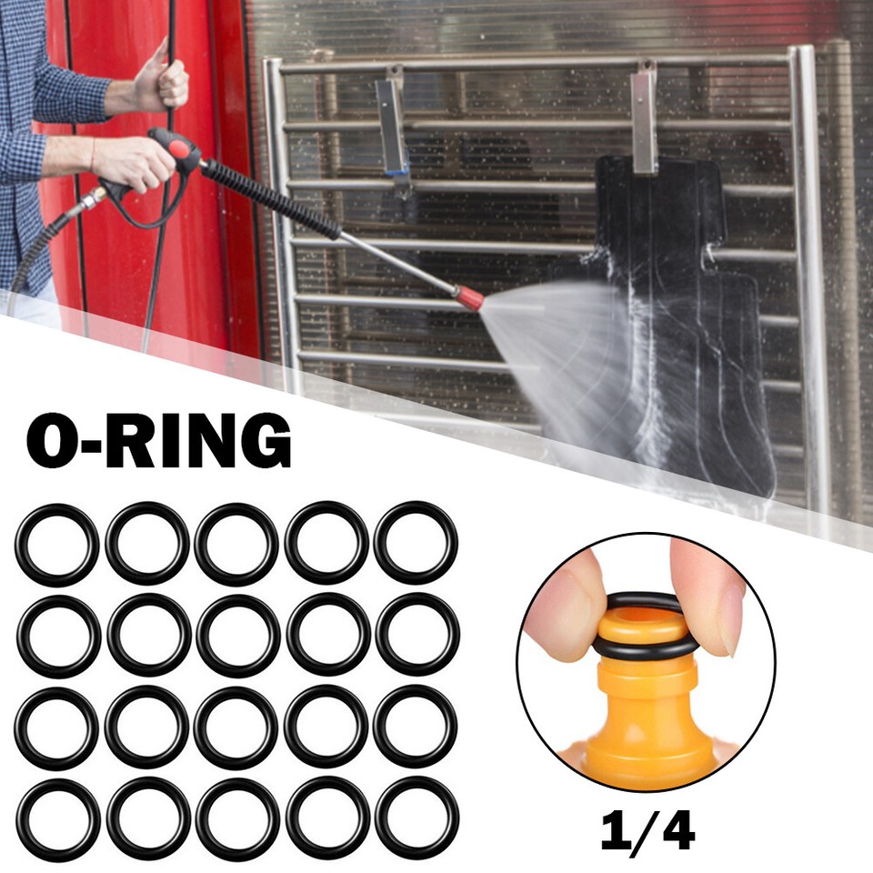 AU 20pcs Quick Connect ORings Rubber Seal Rings Durable for Pressure