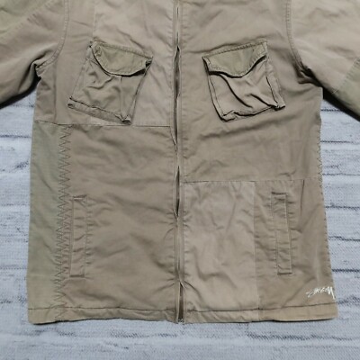 Vintage Stussy Jacket Size M Patch Military M-65 | eBay