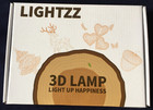 Lightzz 3D USB Wooden Lamp Light Up Happiness Lamp Boxed Never Used