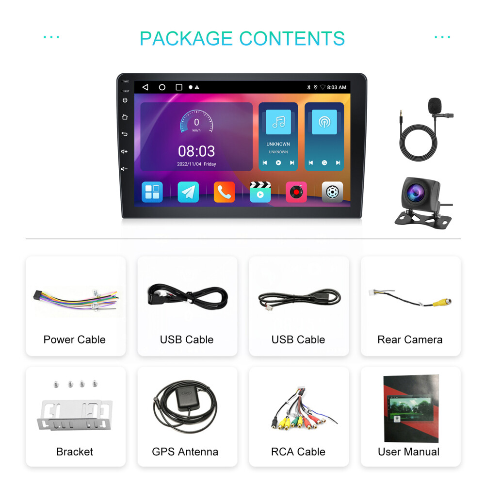 10.1"Android 15 Carplay Car Stereo GPS Navi Radio For Jeep Wrangler JK 2015-2017