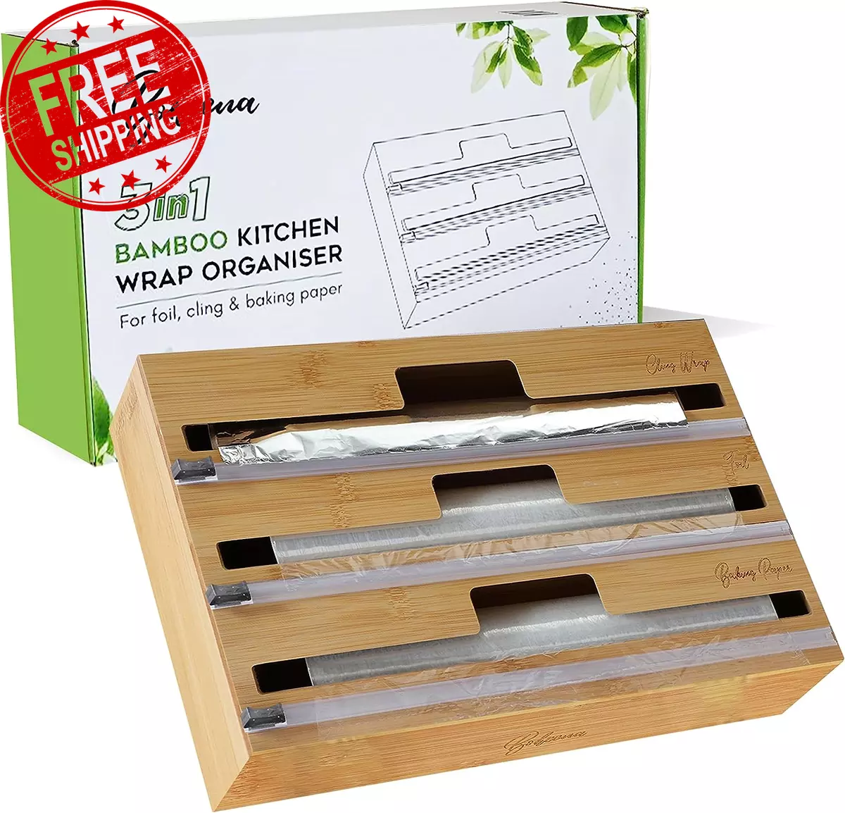 Cling on sale wrap holder