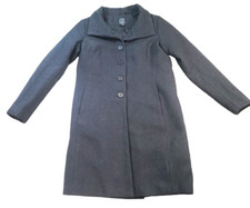 Stormtech 60% Wool Heavy Jacket Pea Coat Womens Size Medium Charcoal
