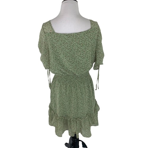 Liberty Love Women's Mini Dress Size Junior XL Fit & Flare Boho Floral Print NWT - Picture 11 of 12