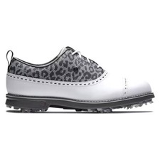 FootJoy Women's 99037 Premiere Series Golf Shoes - White/Grey Leopard Print
