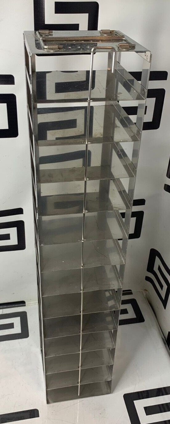 Chest Freezer Vertical Rack Stainless Steel 13 Box Capacity 2&rdquo; Box 5.25 x 5.25