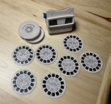 Vintage gaf View-Master w/ 7 Disney Favorites Reels,1970 s, Preowned