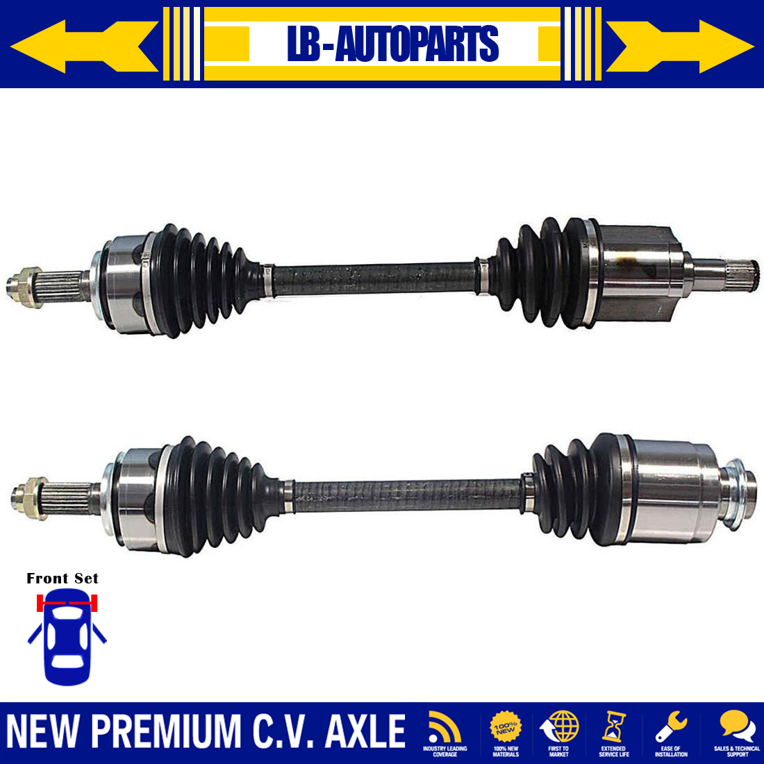 civicivi Amazon.com: AUTO DN (2Pair) CV Axle Front Drive Axle Shaft