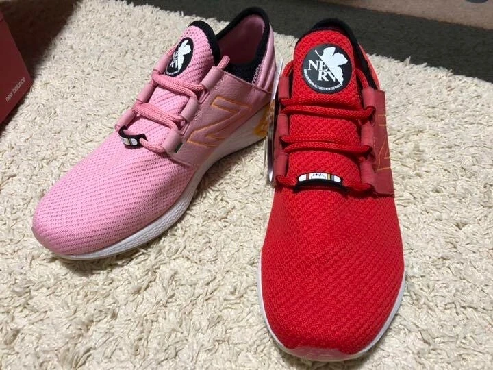 RARA 9 SNEAKER UOMO New Balance EVA Unit 02 & 08 modello Asuka Mari viola mai usate