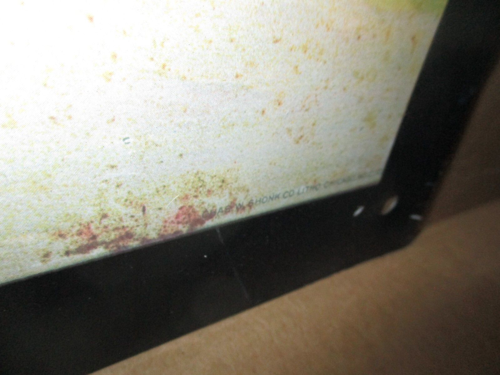 EBBERT WAGON - KENTUCKY In Shade of Old Apple Tree -32" GIANT SIZE- Ky Farm Sign