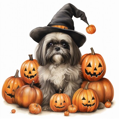 100X Shih Tzu Auto Aufkleber 9x9 cm Hunde Sticker Wetterfest & Selbstklebend