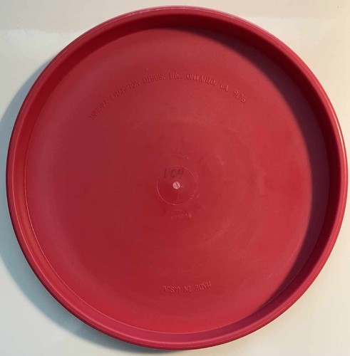 INNOVA DX BIRDIE 169.05 GRAMS PUTT & APPROACH BLOOD RED w/GOLD FOIL HOTSTAMP - Picture 2 of 2