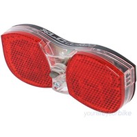 Xlc CL-R20 Batterie RÜCklicht GepÄCktrÄGer 80Mm RÜCkleuchte Fahrrad Lampe Hinten