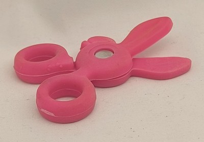 Seltene Vintage japanische Radiergummi Schere rosa Neuheit Keshigomu 80er Jahre Schreibwaren