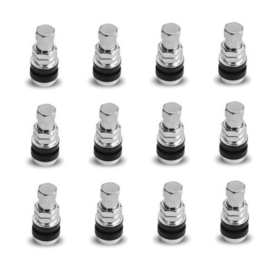 Valve Stems Bolt Metal Rod Wheel Tire Kit With Dust Cap For Motorcycles ATVs