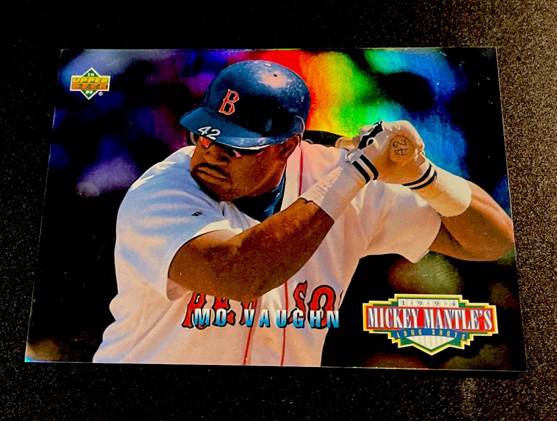 1994 Upper Deck Mo Vaughn Mickey Mantle's Long Shots Insert #MM19 Boston Red Sox
