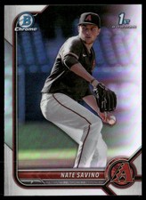 2022 Bowman Draft #BDC-163 Nate Savino Chrome Refractor