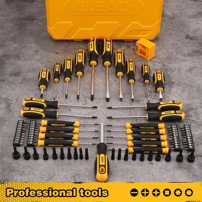 6 Pieces Screwdriver Set Magnetic Phillips Slotted Cushion Grip