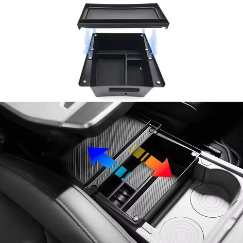 Front Central Console Armrest Storage Box Organizer Container Tray For KiaE G3N4 - Picture 3 of 11