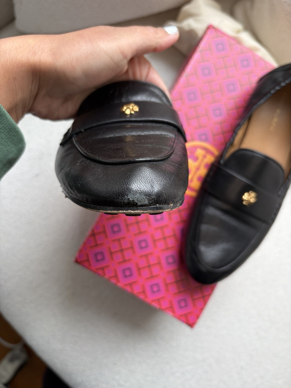 Tory Burch Women's  Leather Slip-On Loafers Size 7