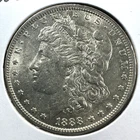 1888-O $1 Morgan Silver Dollar, UNC/AU Slider (89018)