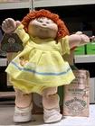 Vintage 1978-82 Original Cabbage Patch Kids Doll Signed red hair green eyes