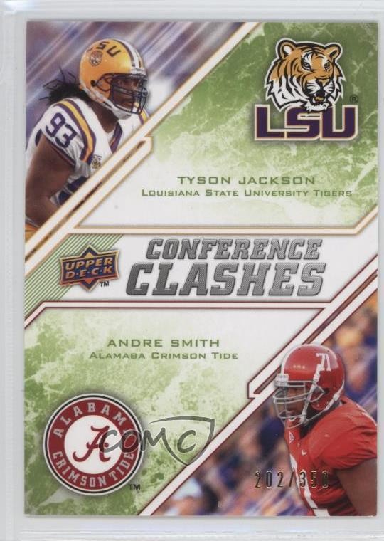 2009 Upper Deck Draft Edition Green /350 Andre Smith Tyson Jackson Rookie RC y0i