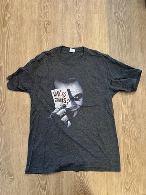T-Shirt Herren Port & Company Why So Serious Grau M