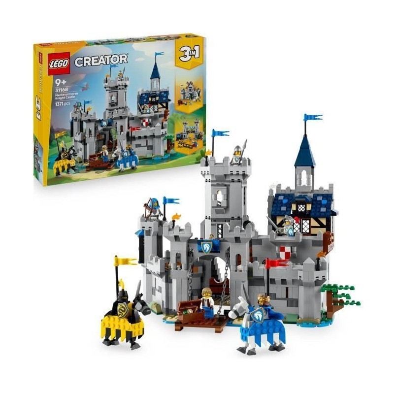 LEGO Creator 31168 Le Château Médiéval, jeu de construction en famille