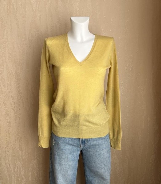 Women Joseph Sweater Yellow Cashmere S