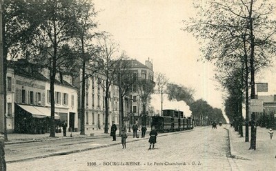BOURG LA REINE card Le Petit Chambord Le Tramway smoking
