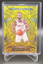 2024-25 Obsidian-Andrew Wiggins- Electric Etch Molten Mojo Flood #/10 - Heat