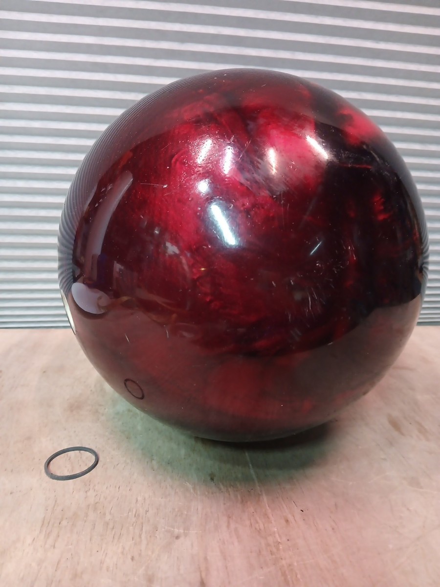 Roto Grip Hustle Deep Red Wine& Purple Pearl Bowling Ball 15 Lb 9