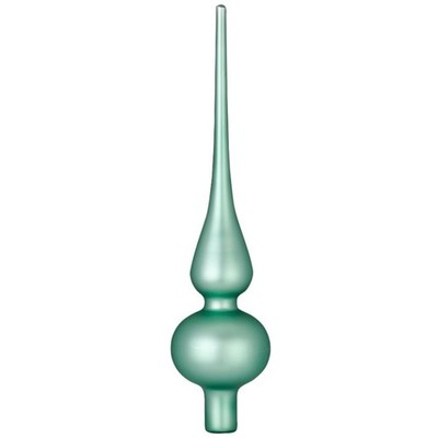 Christbaumspitze 26cm Winter Jade dunkle jade matt Weihnachtsbaumspitze Spitze