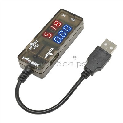 4pcs Red+  0.28  LED USB Charge Doctor Voltage   Power Meter Tester #jg