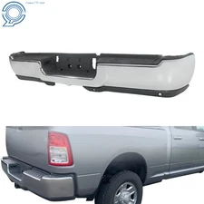 For RAM 2500 3500 2019-2023 2024 Rear Step Bumper Assembly Chrome W/ Park Assist