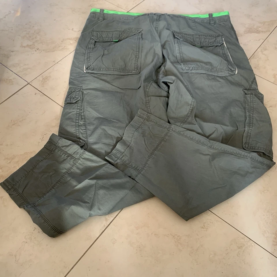 Pantalones cargo Diesel de colección para hombre de lona de algodón con múltiples bolsillos 34 Y2K Foto 2 de 4