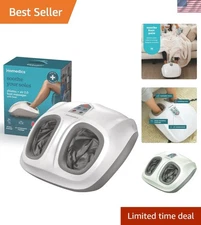 Shiatsu Air 2.0 Foot Massager: Soothing Heat & Rhythmic Compression, 3 Speed