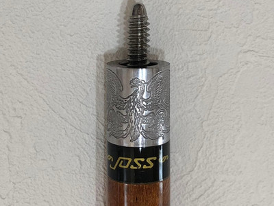 Vintage JOSS Cue Predator 314-Z2 2 AN Shafts Gold Logo Billiard