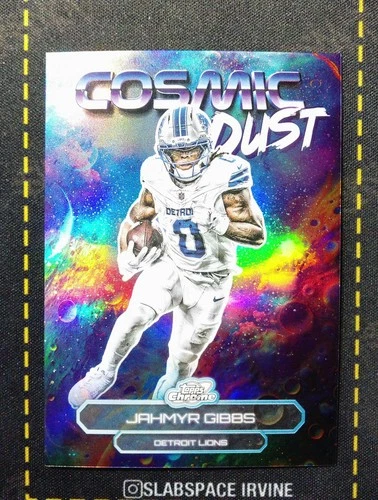 2025 Topps Cosmic Chrome Jahmyr Gibbs Base (RAW)