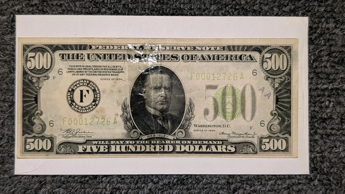 1934 Year US Small Size Paper Money Notes for sale | eBay