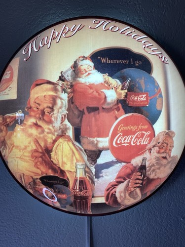 Vintage 2001 Coca-Cola Santa Claus Light. Limited Edition. Very Collectible.