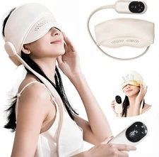 Electric Head Eye Massager 6 Airbag Heating Kneading Headache Migraine Relief