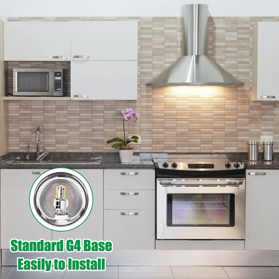 Ampoules G4 Led, Blanc Chaud 3000K 1.5W Equivalent 10W 20W Halogène Lampe, AC... - Photo 4/4