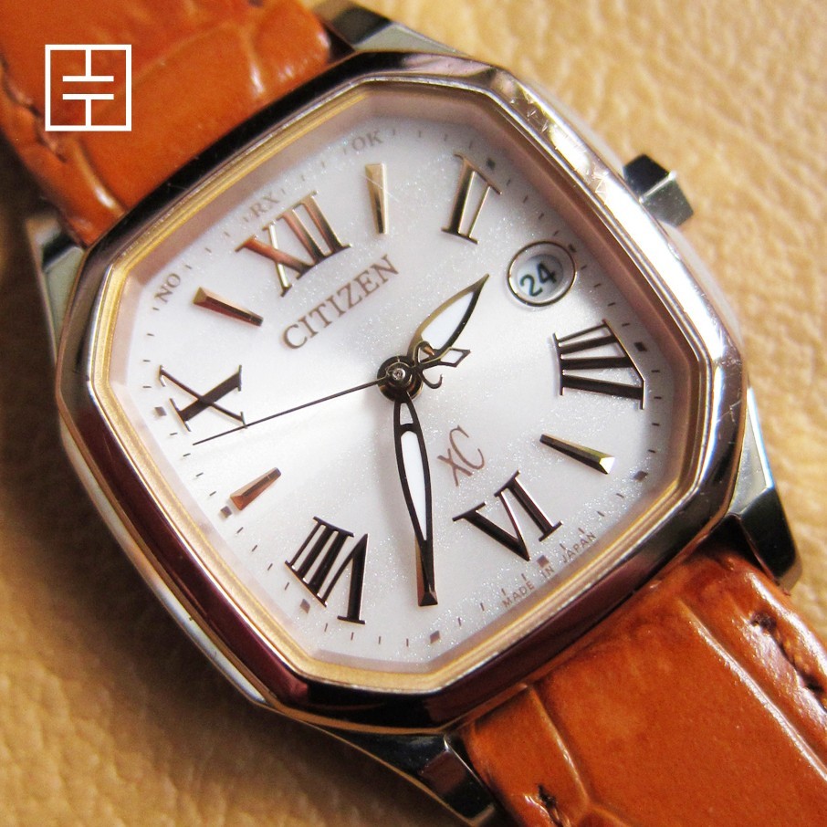 CITIZEN xC ソーラー腕時計/アナログ/BLK/H058-T021158 CITIZEN XC H058-T01 7568 Ladies Eco-Drive Radio Controlled Solar