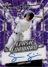 Sammy Siani 2019 Leaf Flash Forward Purple On Card Auto #FF-SS1 22/25